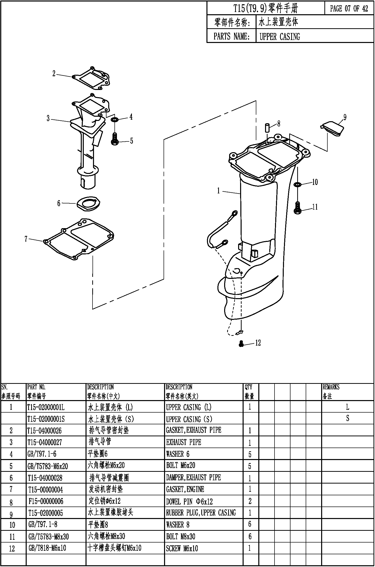 UPPER CASING