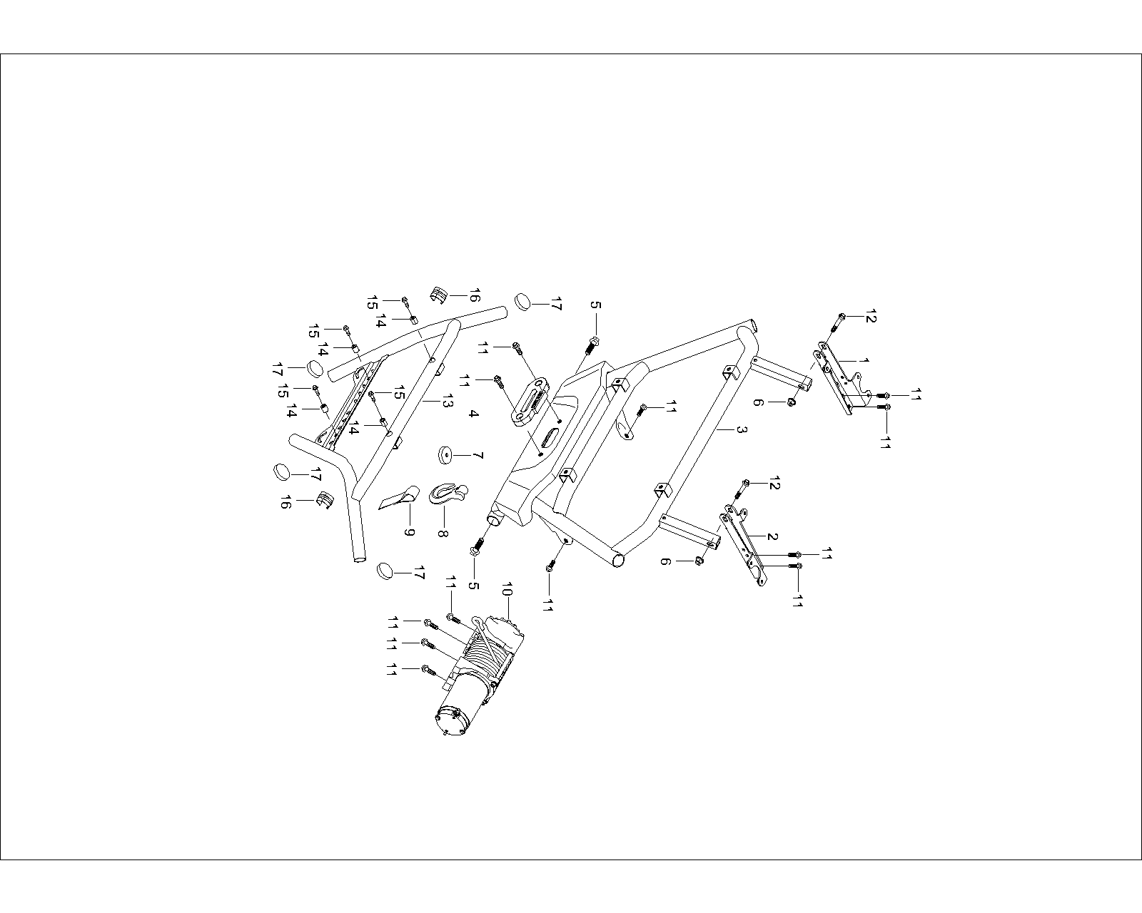 DIAGRAM 2025 AODES FRONT WINCH AND BUMPER F22