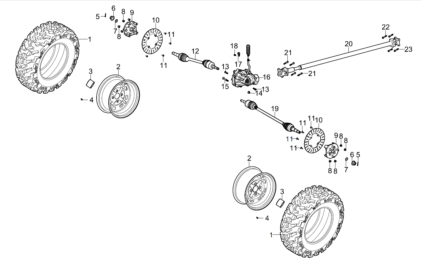 F03. Front drive system