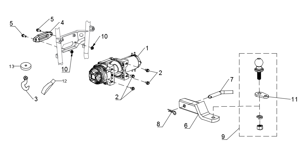 DIAGRAM 2025 AODES FRONT WINCH ASSY F20