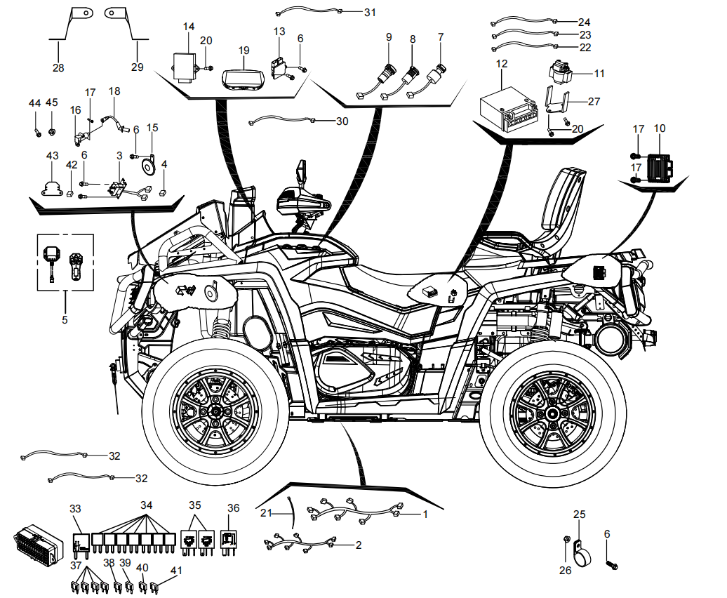DIAGRAM 2025 AODES ELECTRICAL PARTS F16
