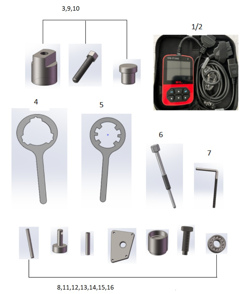 DIAGRAM 2025 AODES TOOL KITS E13