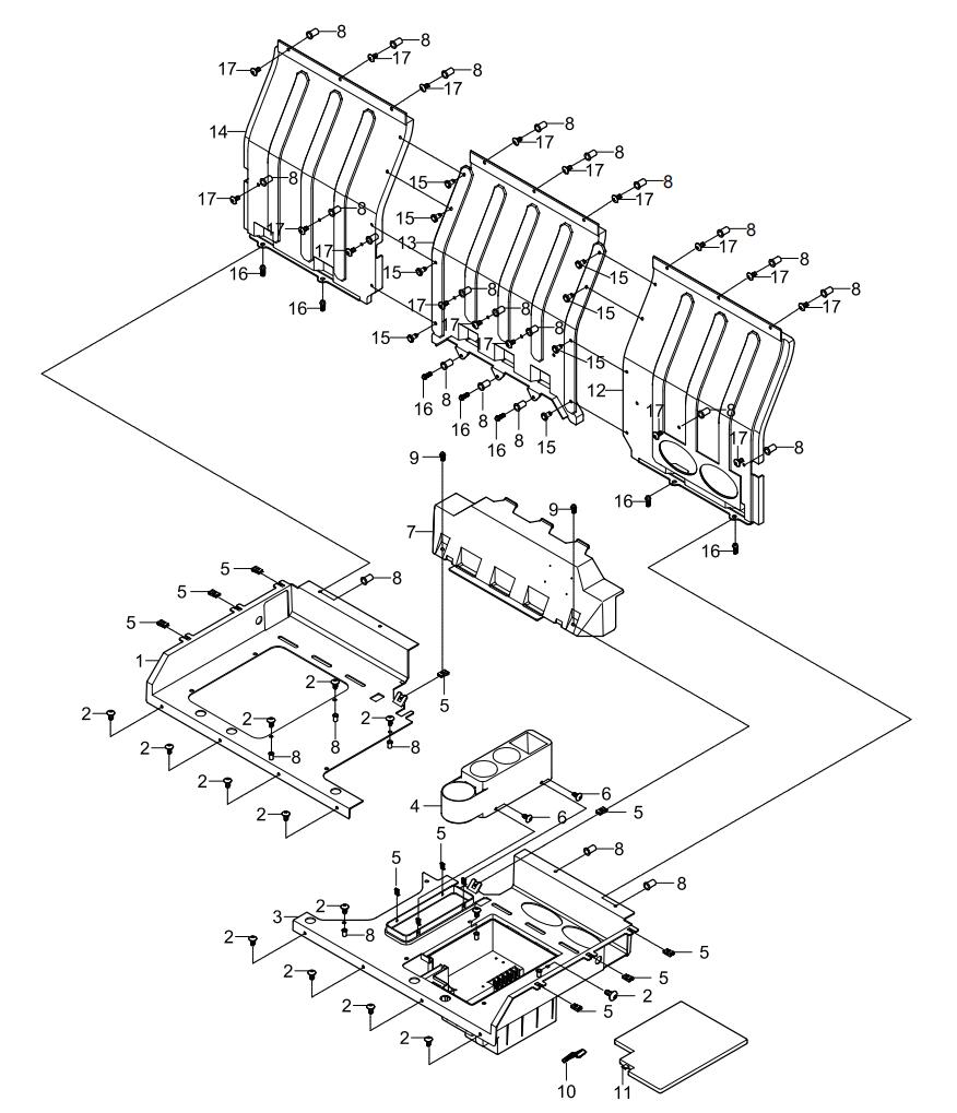 F11. Interior plastic parts