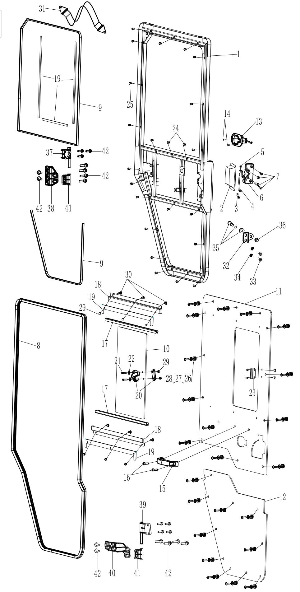 F29. Rear doors