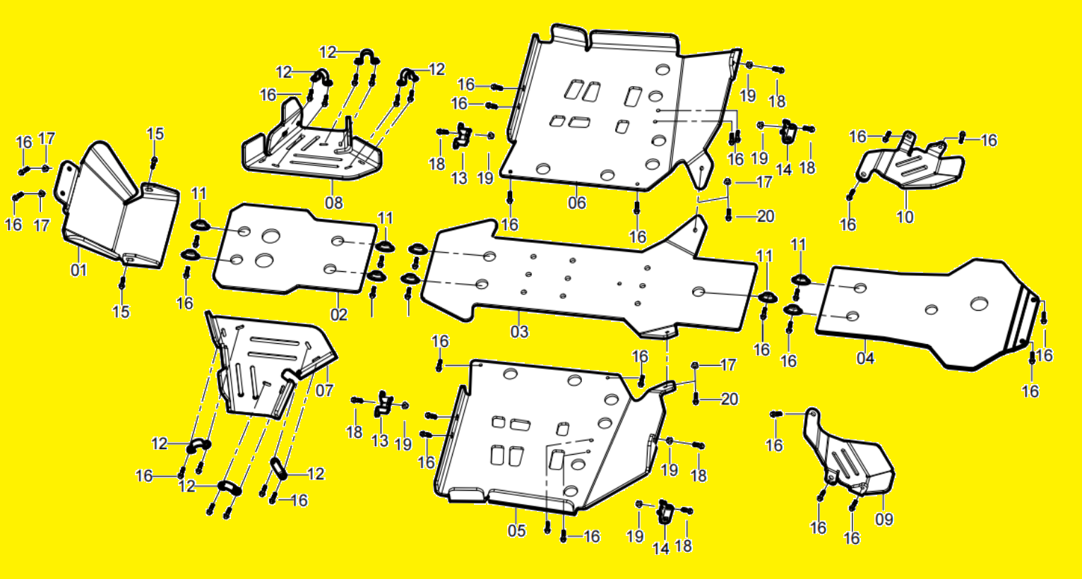 OPTIONAL PARTS-SKID PLATE F24