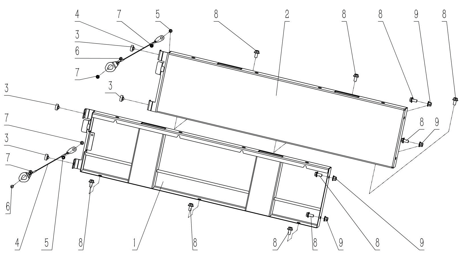 F12. Side boxboard of cargo bed