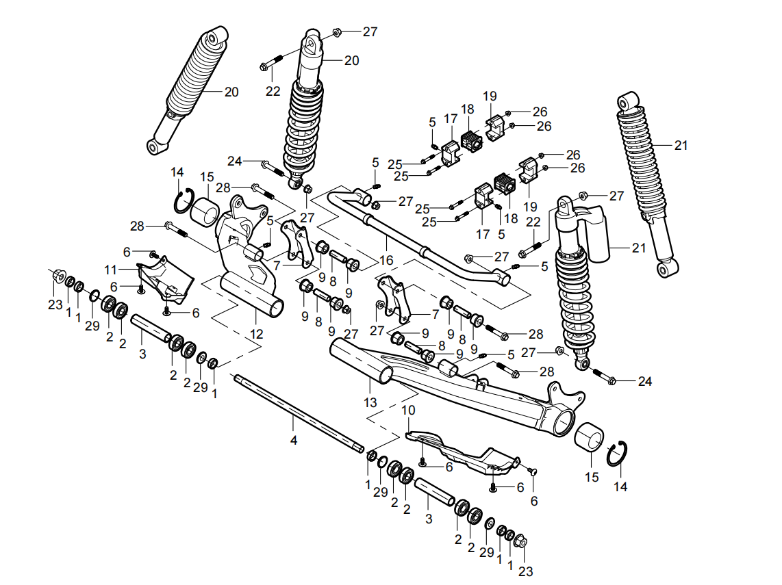 DIAGRAM 2025 AODES REAR SUSPENSION SYSTEM F04