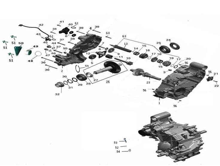 E08. GEAR BOX 1