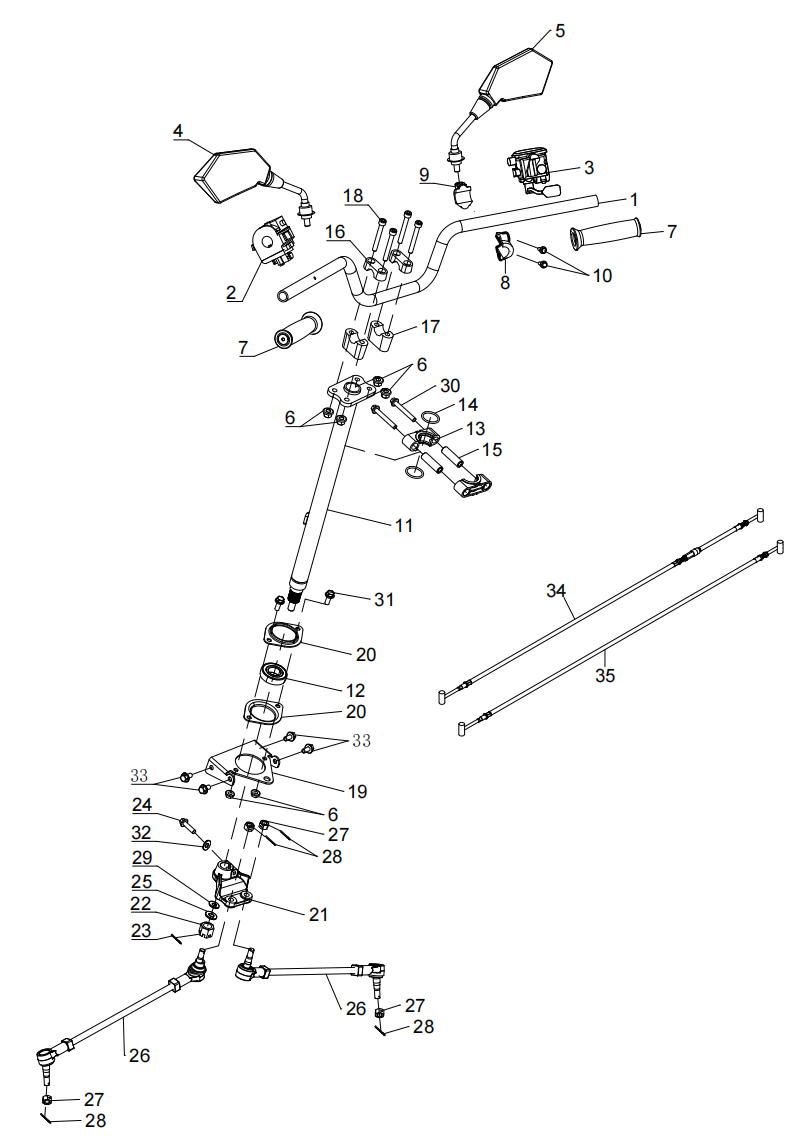 DIAGRAM 2025 AODES HANDLEBAR F04