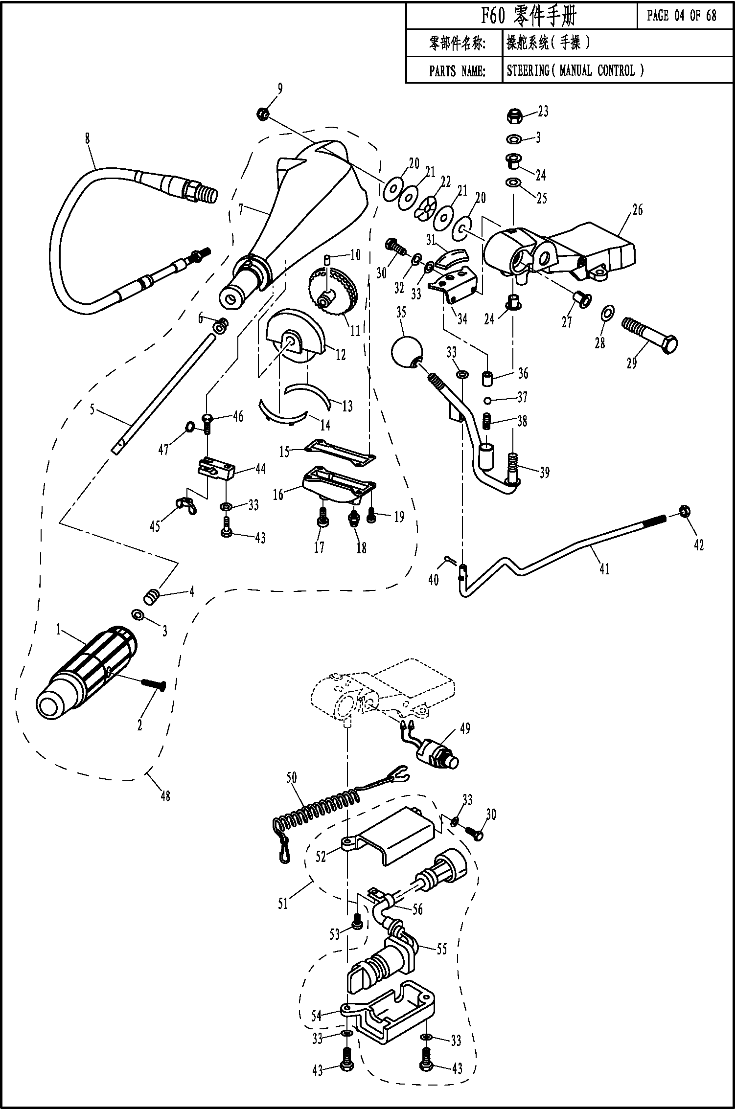 STEERING (MANUAL CONTROL)
