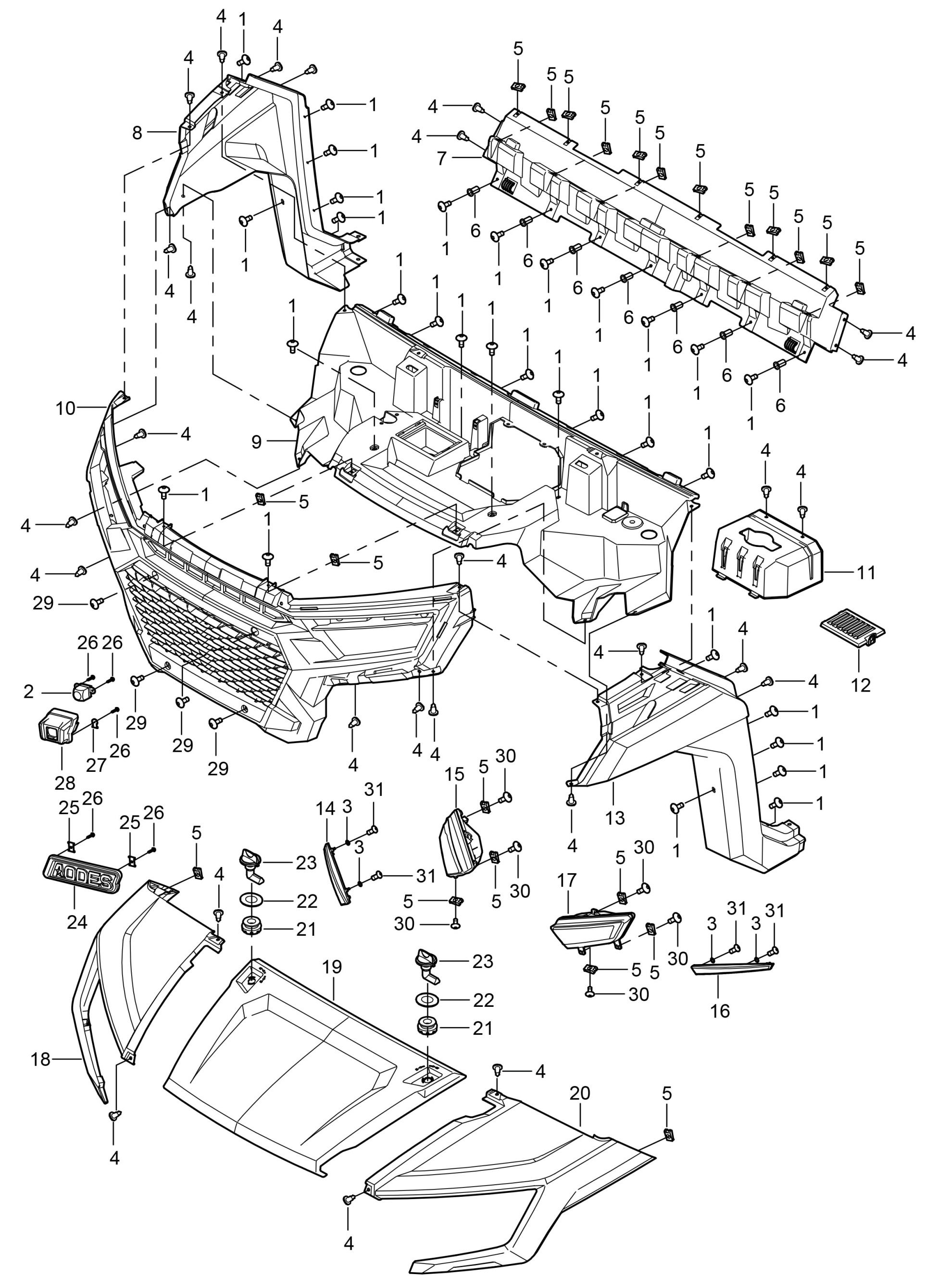 FRONT PANEL F17