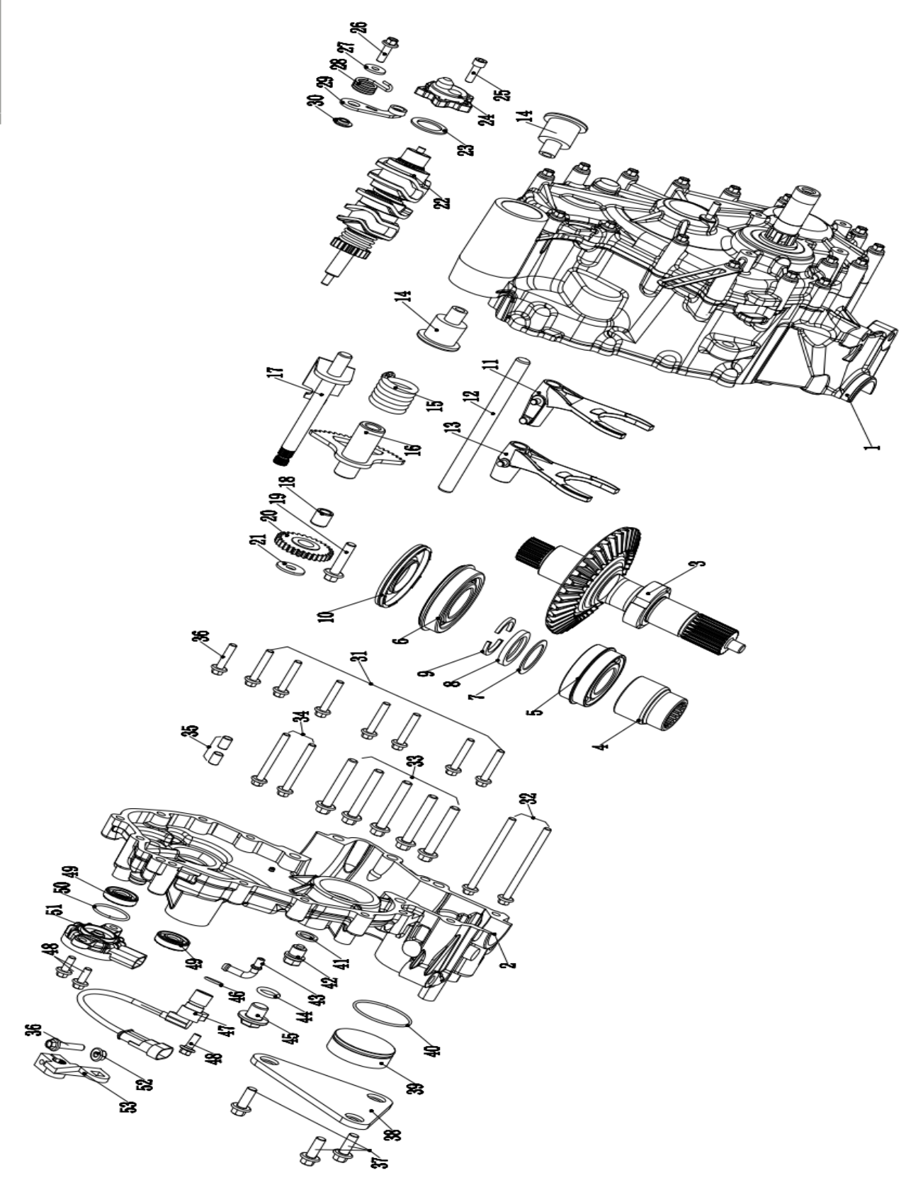 DIAGRAM 2024 AODES GEAR BOX 1 E08