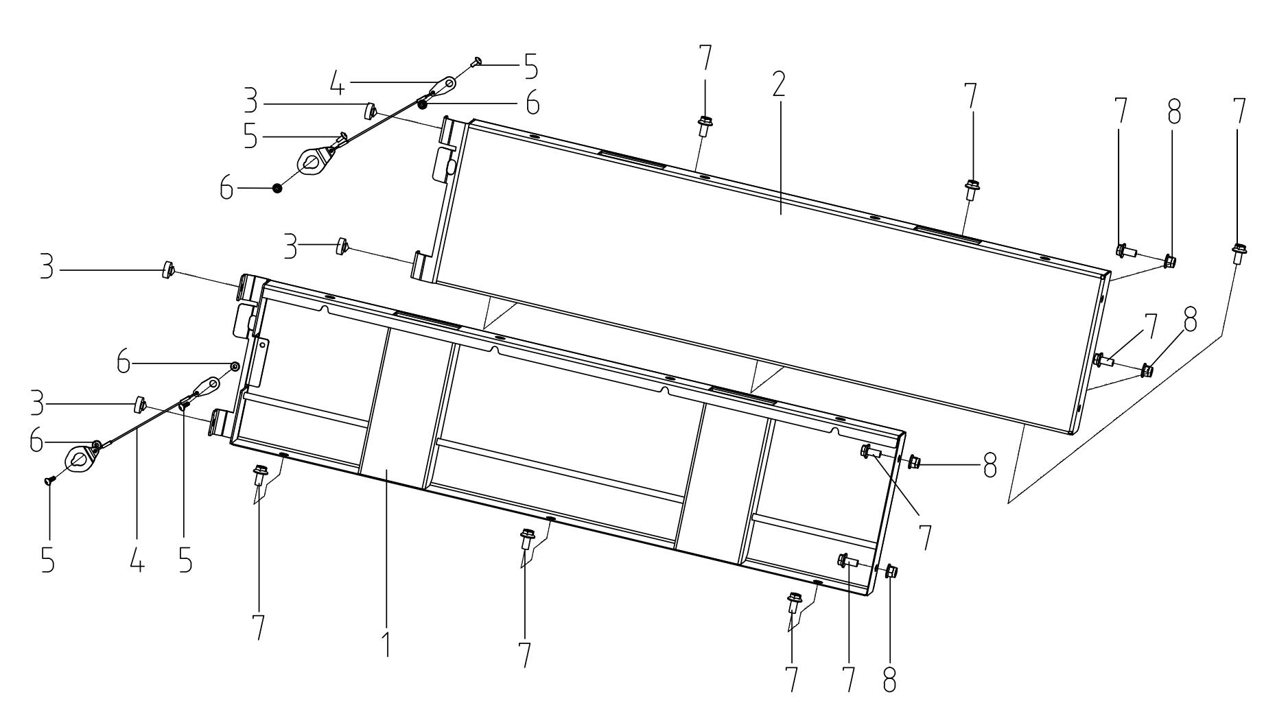 F21. Side boxboard of cargo bed