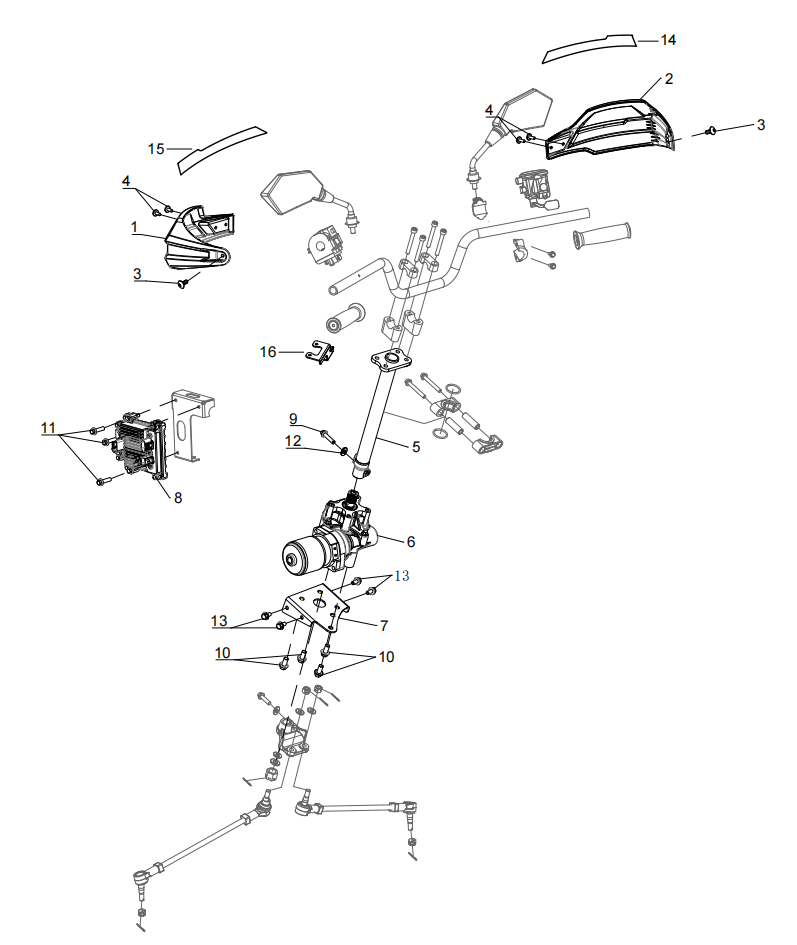【选配 OPTIONS 01】DIAGRAM 2025 AODES HANDLEBAR
