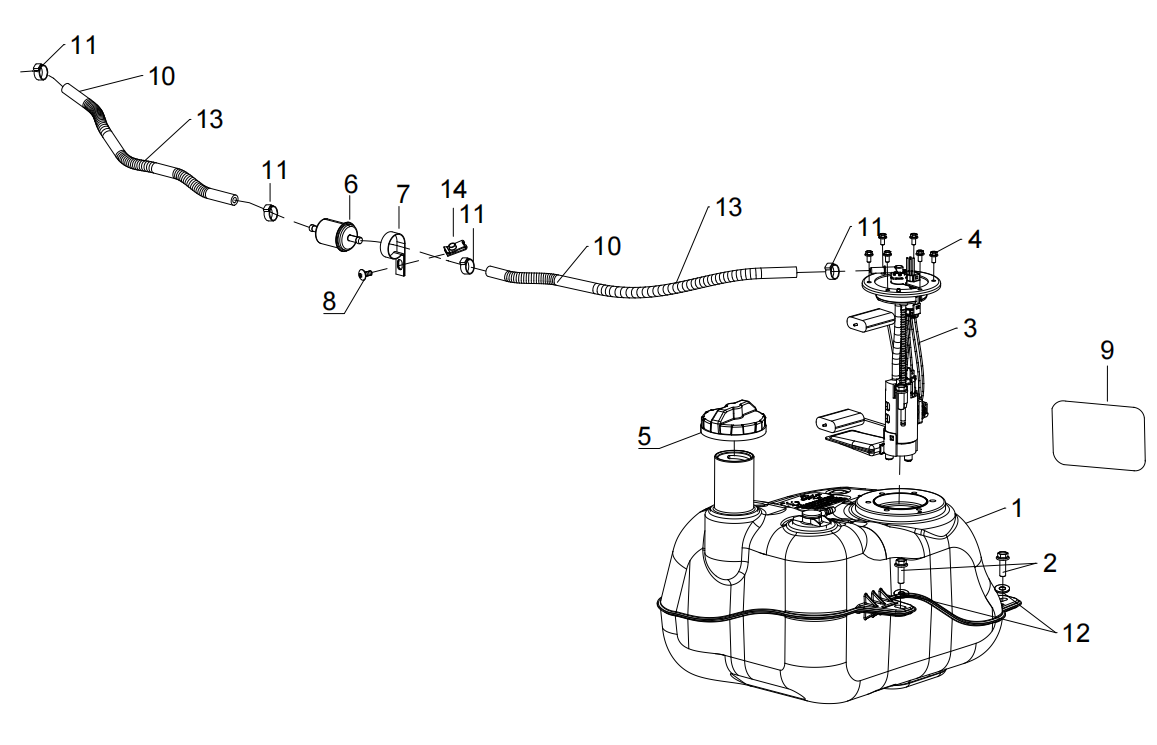 DIAGRAM 2025 AODES FUEL SYSTEM F07