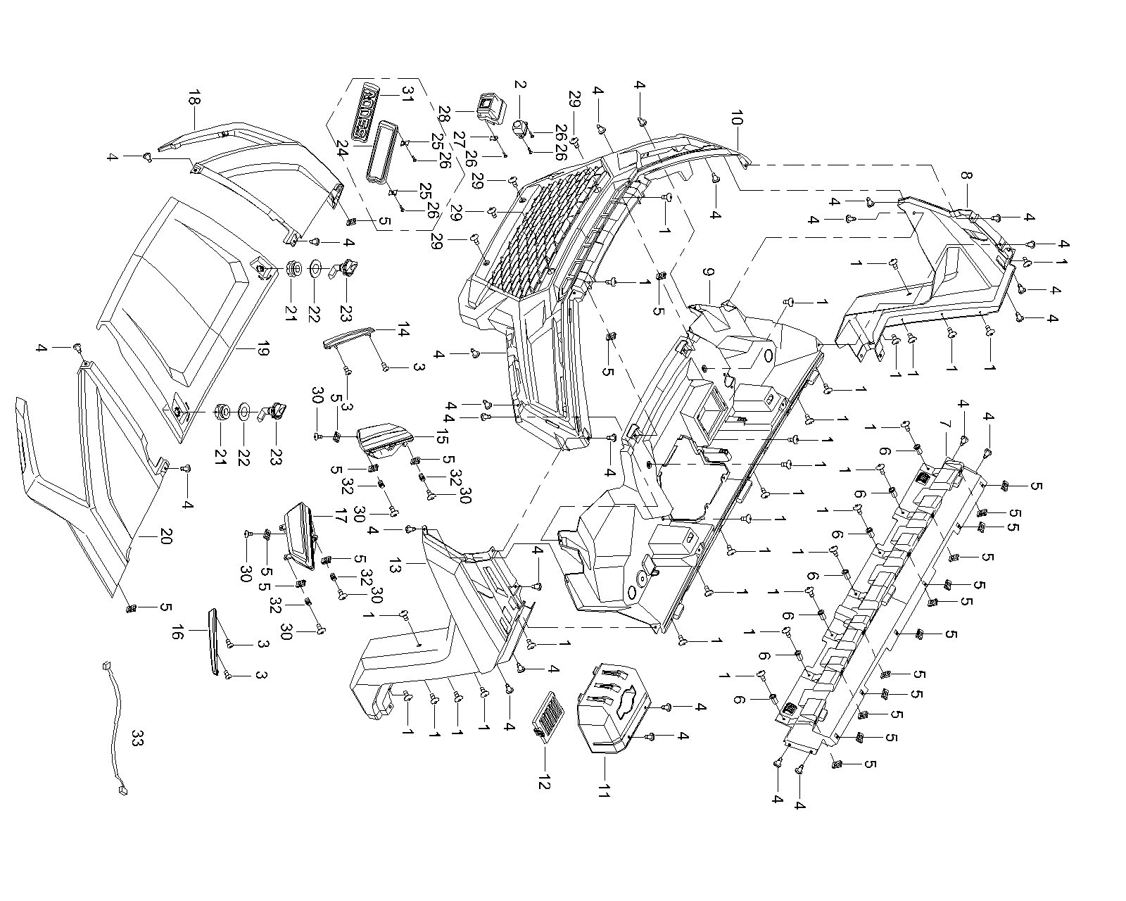 DIAGRAM 2025 AODES FRONT PANEL F17 Part 1