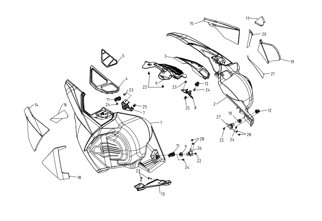 14. Body - Side Panels