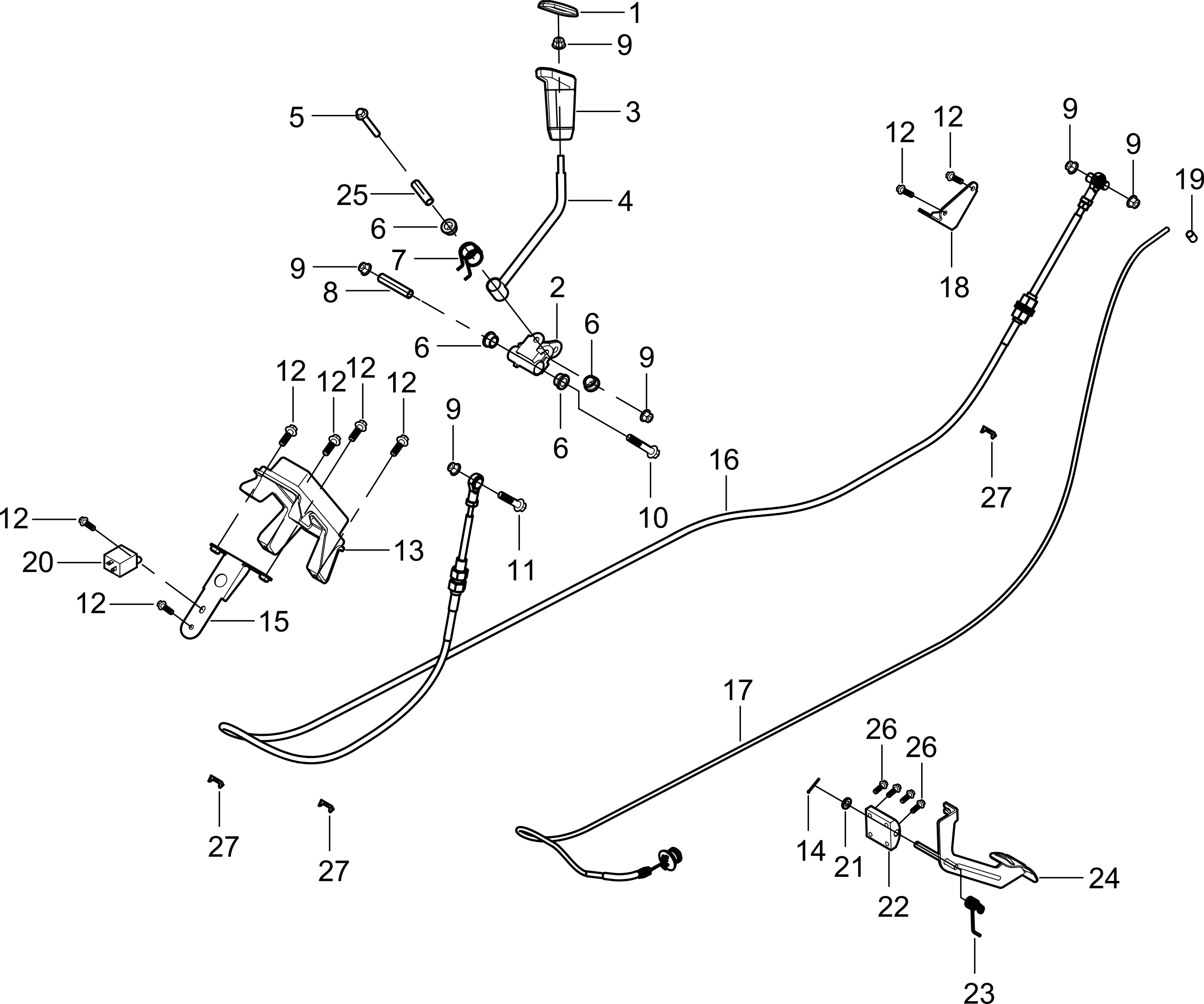DIAGRAM 2025 AODES SHIFT AND THROTTLE CONTROL SYSTEM F10