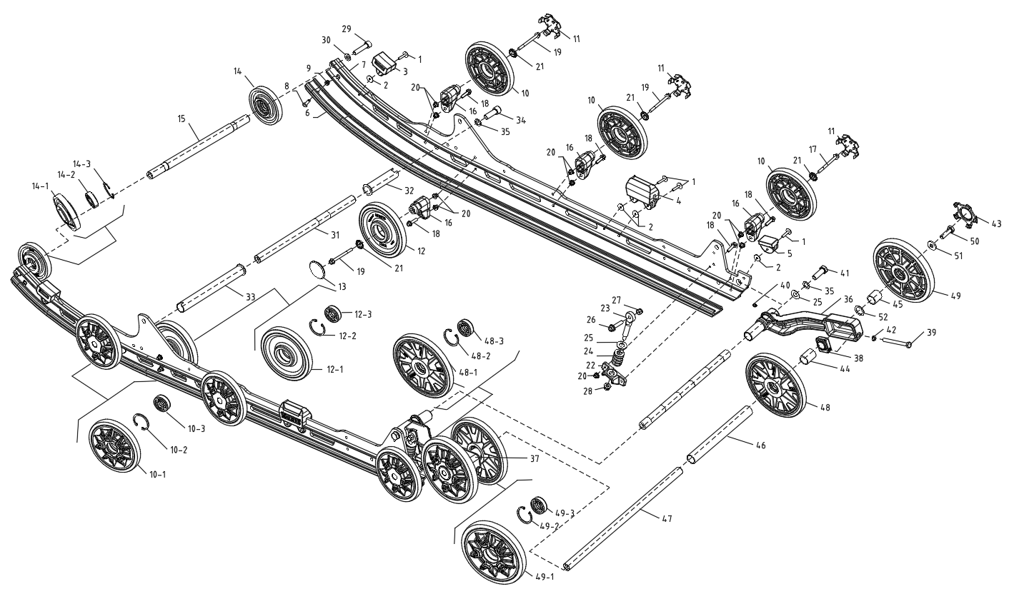 4-1. Suspension - Rear - Lower