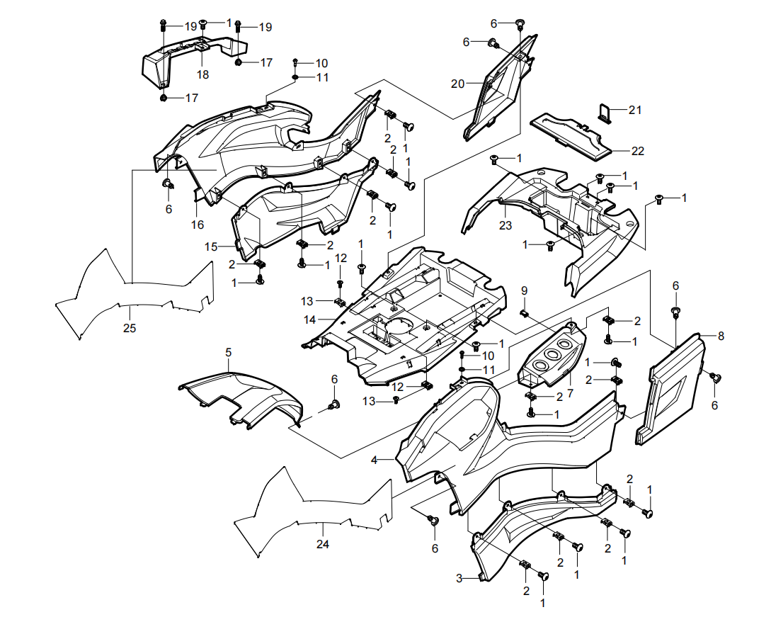 DIAGRAM 2025 AODES  SIDEBOARD COMBINATION F19