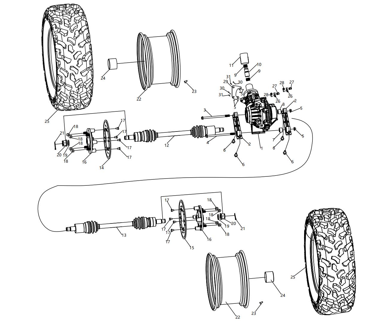 F04. Rear Drive system