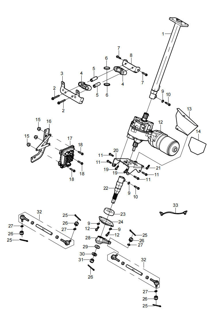 DIAGRAM 2025 AODES STEERING SYSTEM(SEPARATED EPS) F06