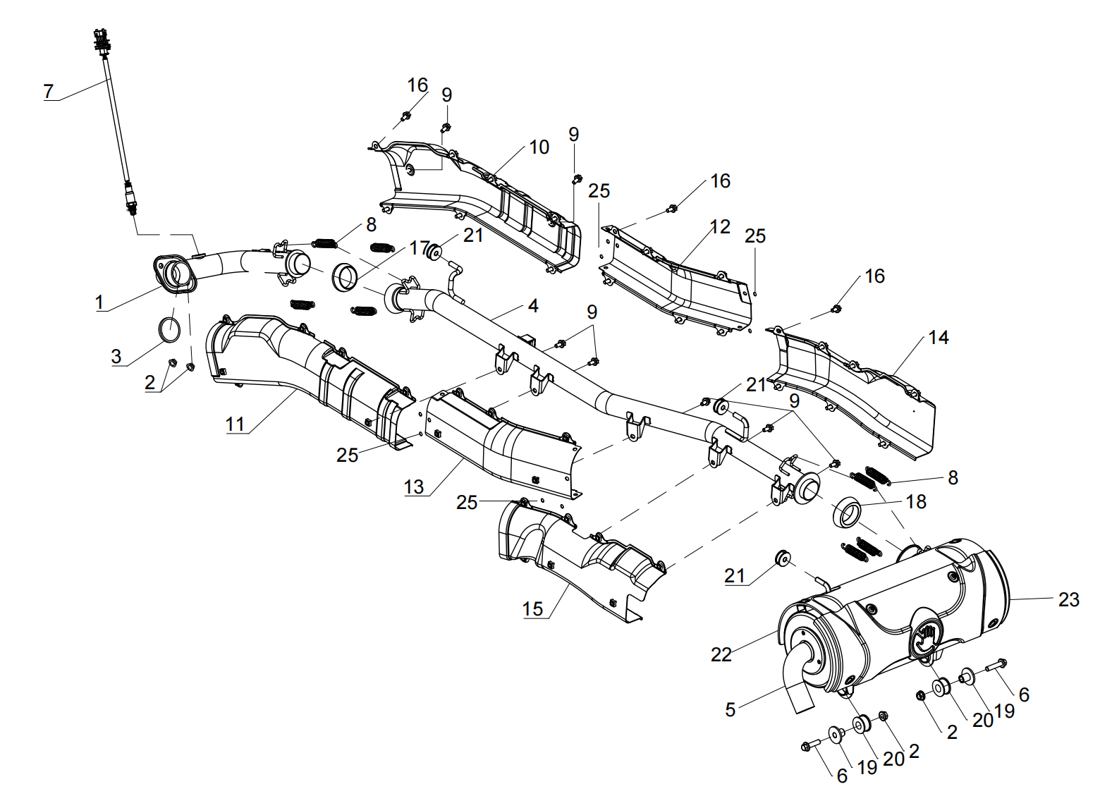 DIAGRAM 2025 AODES EXHAUST SYSTEM F12
