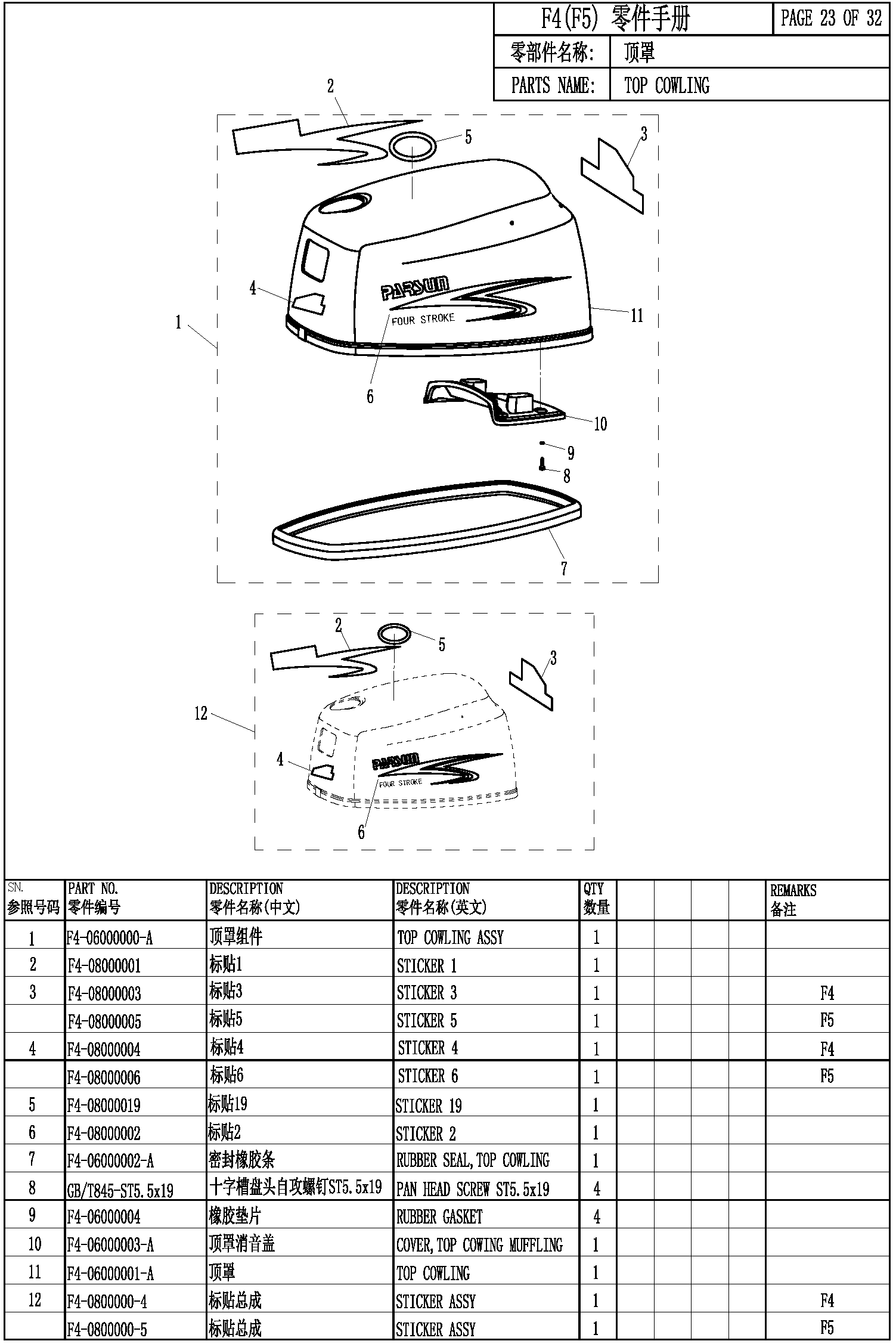 TOP COWLING