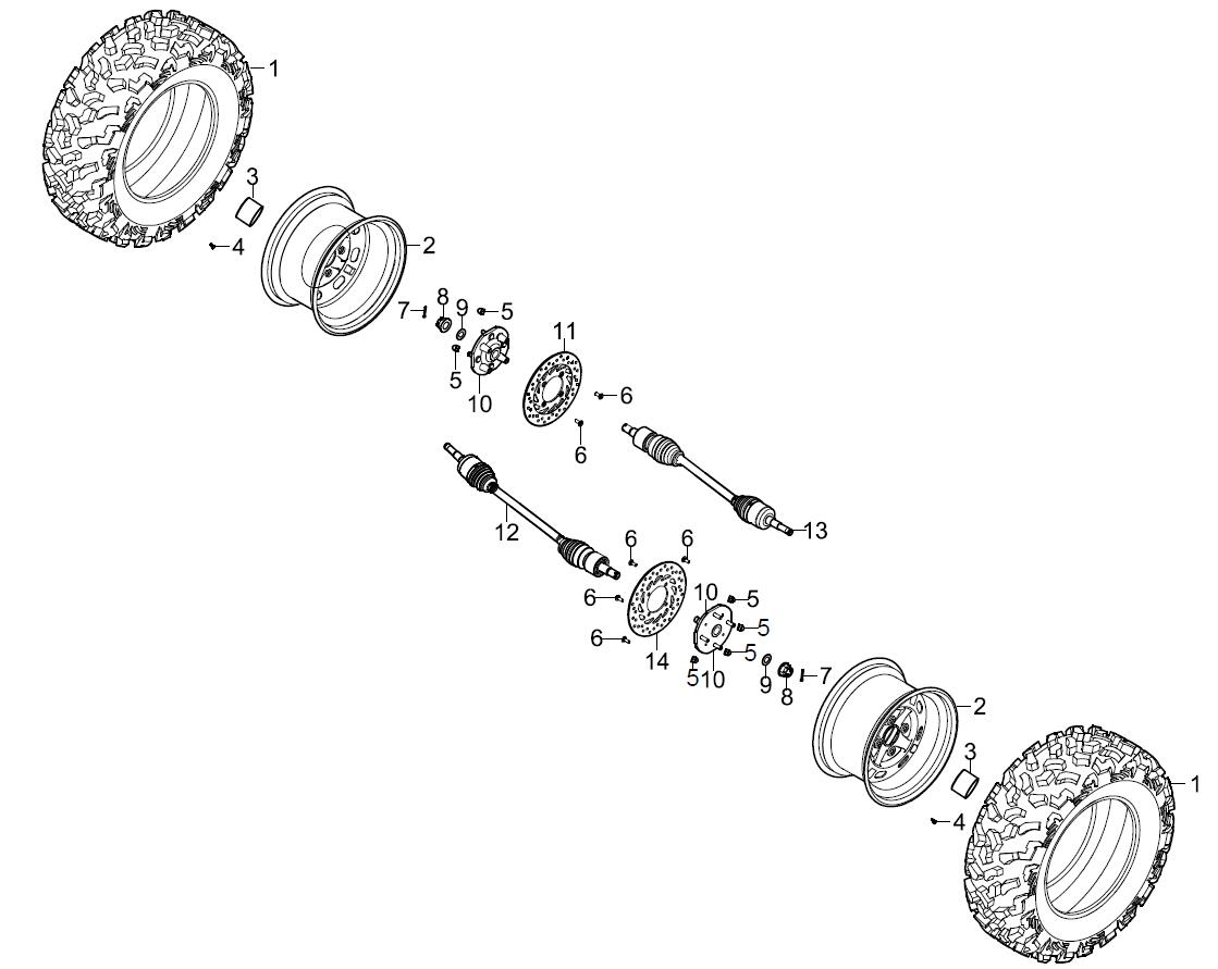 F04. Rear drive system