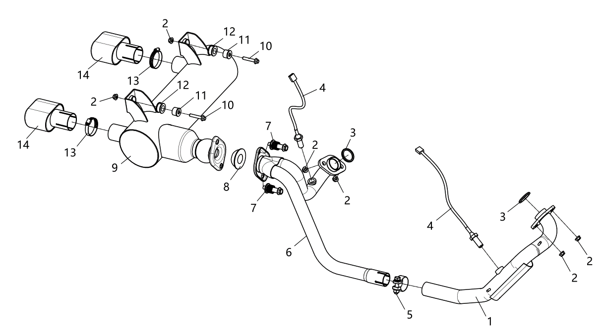 F16. Exhaust system