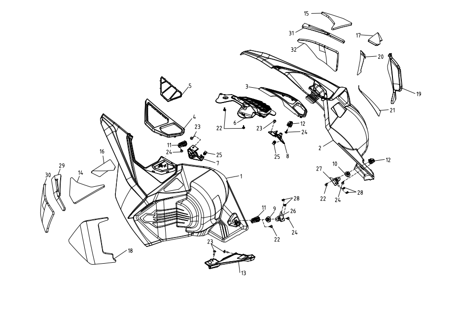 14. Body - Side Panels