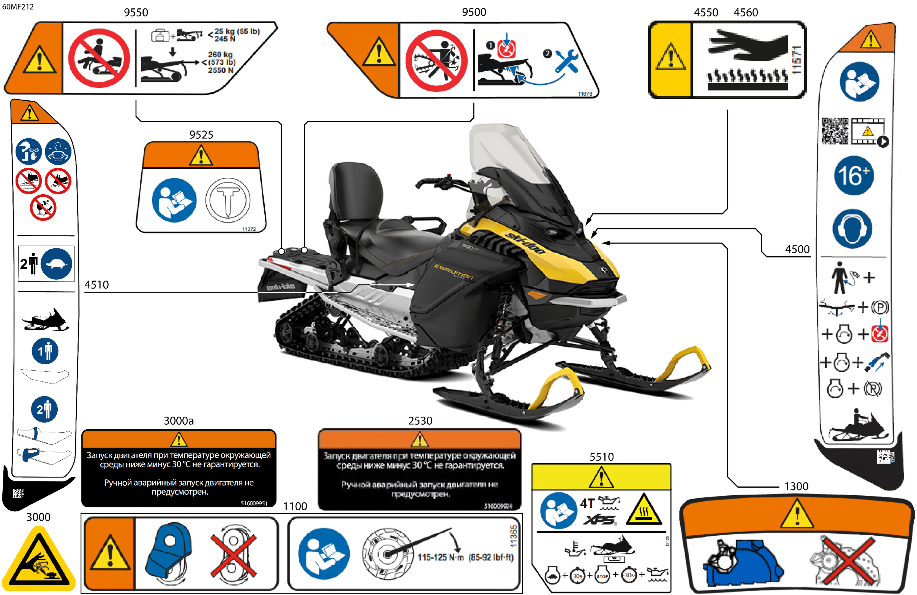 Body - Warning Decals