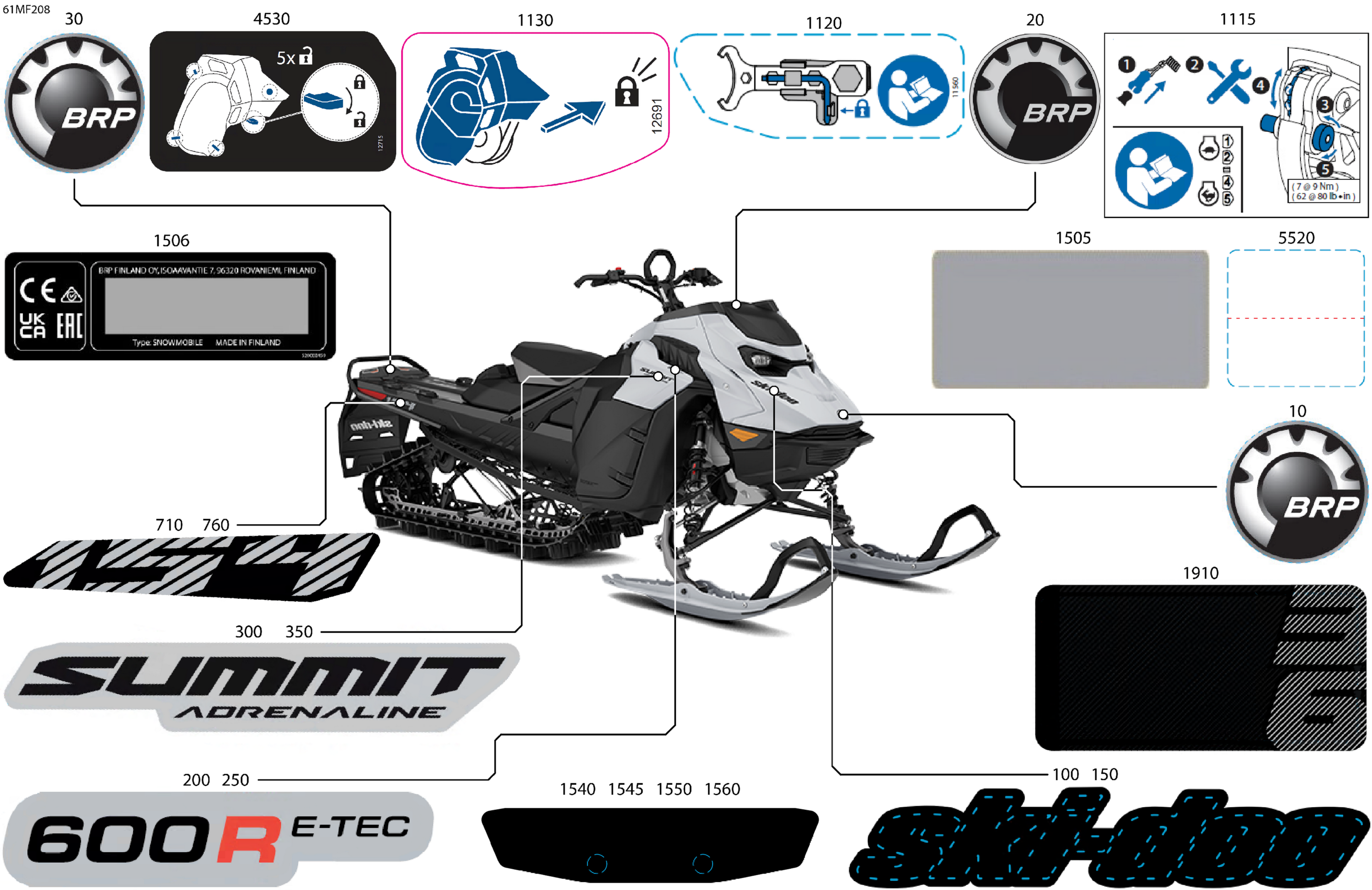 Схема узла: Body - Decals