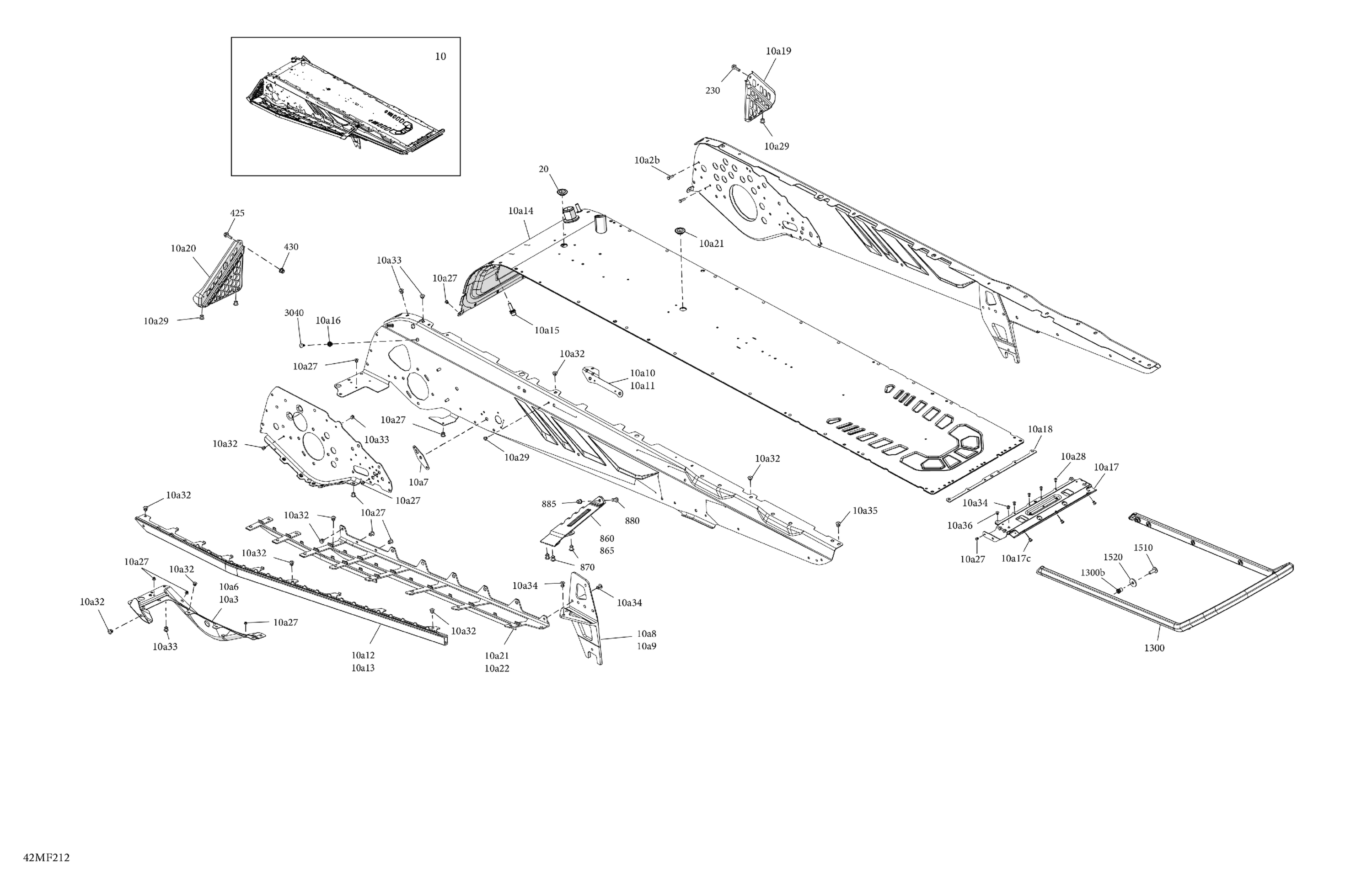Схема узла: Frame - System - Rear Section