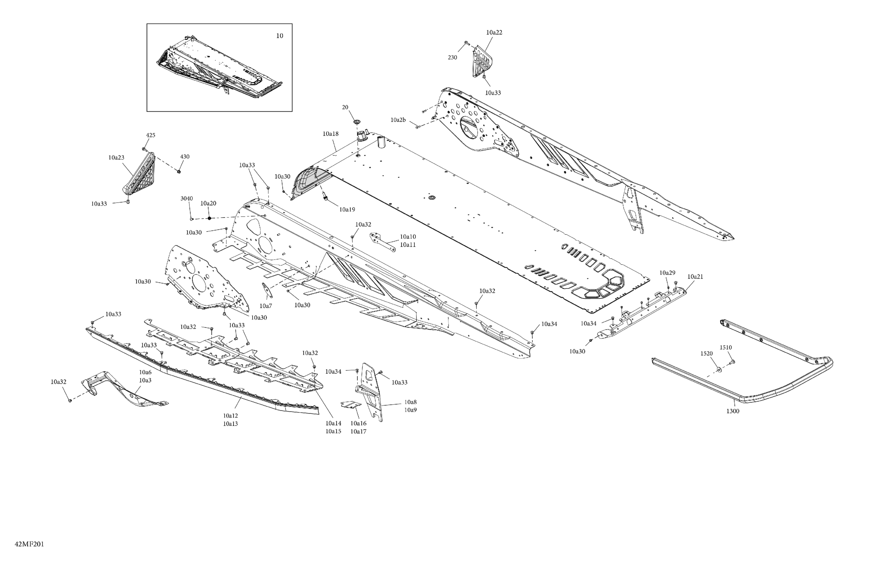 Схема узла: Frame - System - Rear Section