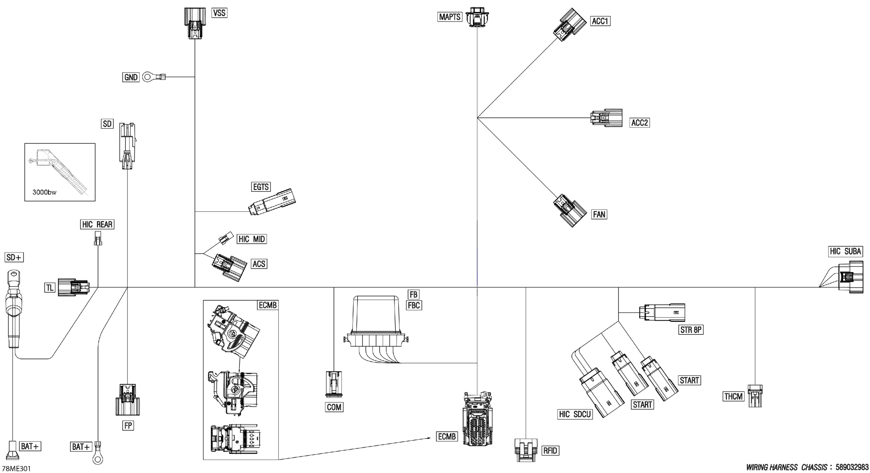 Electric - Main Harness - 515179387
