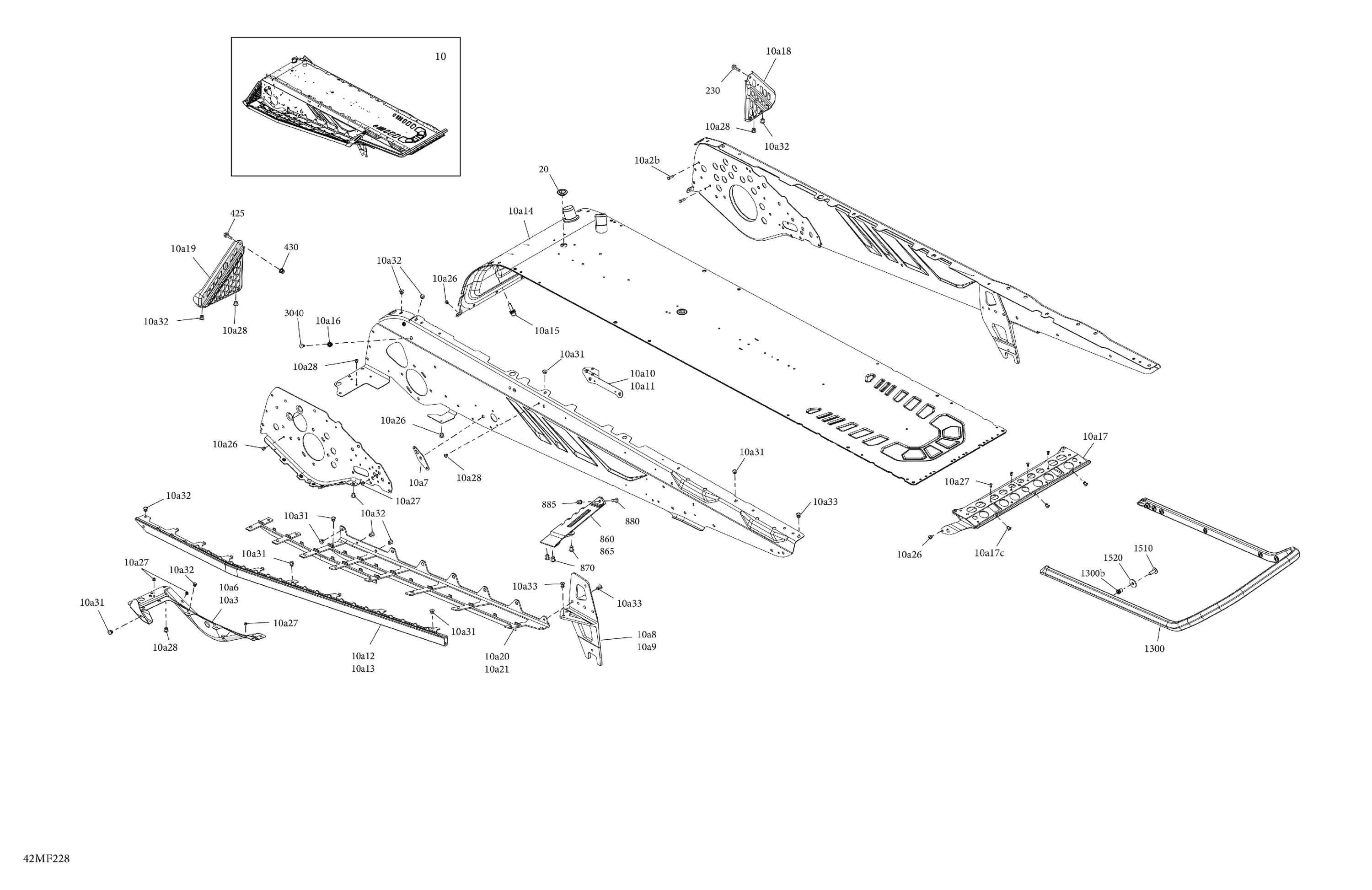 Схема узла: Frame - System - Rear Section