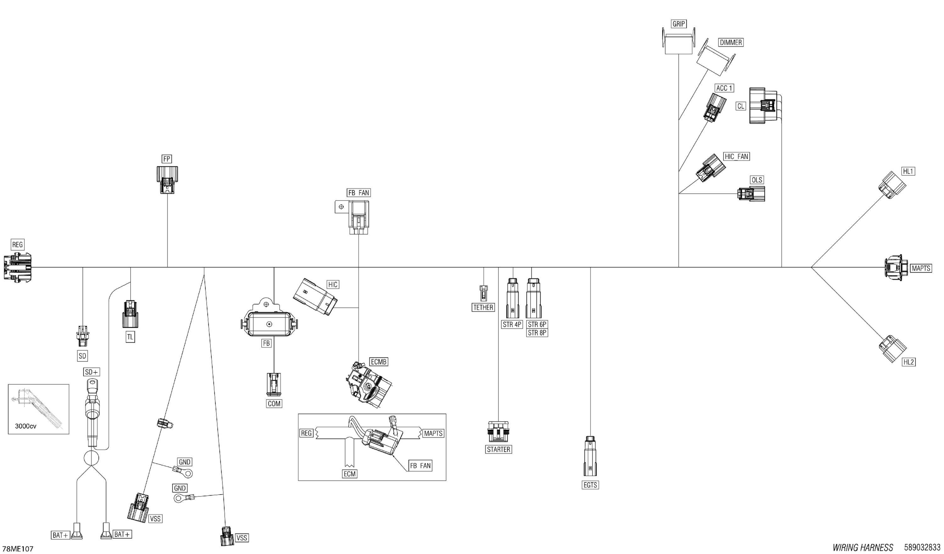 Electric - Main Harness - 515179506