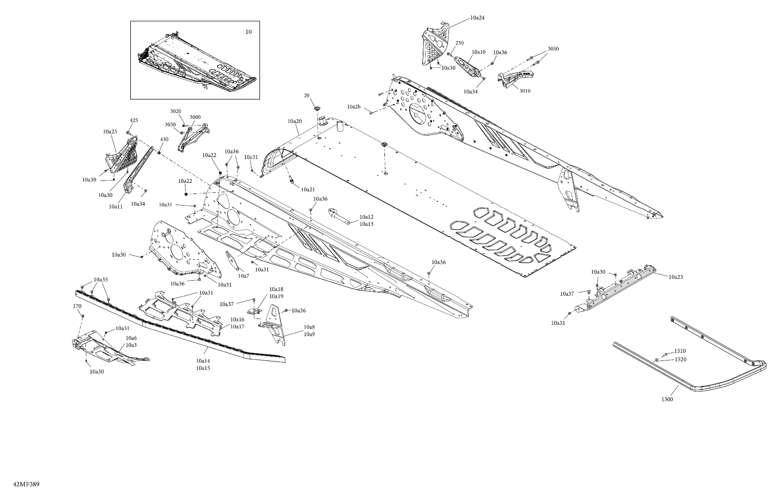 Схема узла: Frame - System - Rear Section