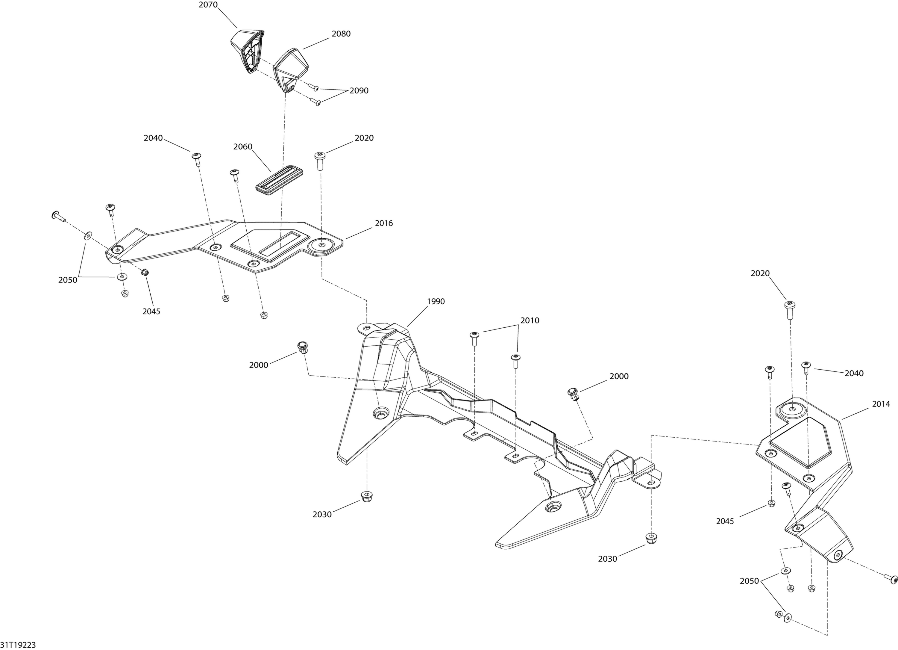 Body And Accessories 6X6 - 650 EFI - North america  - Rear