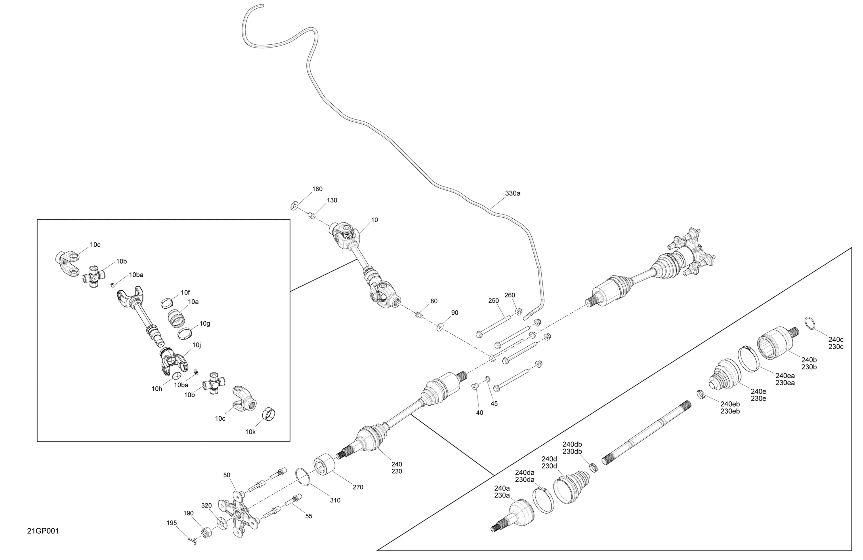 Drive - Rear - Common Parts - NO MAX