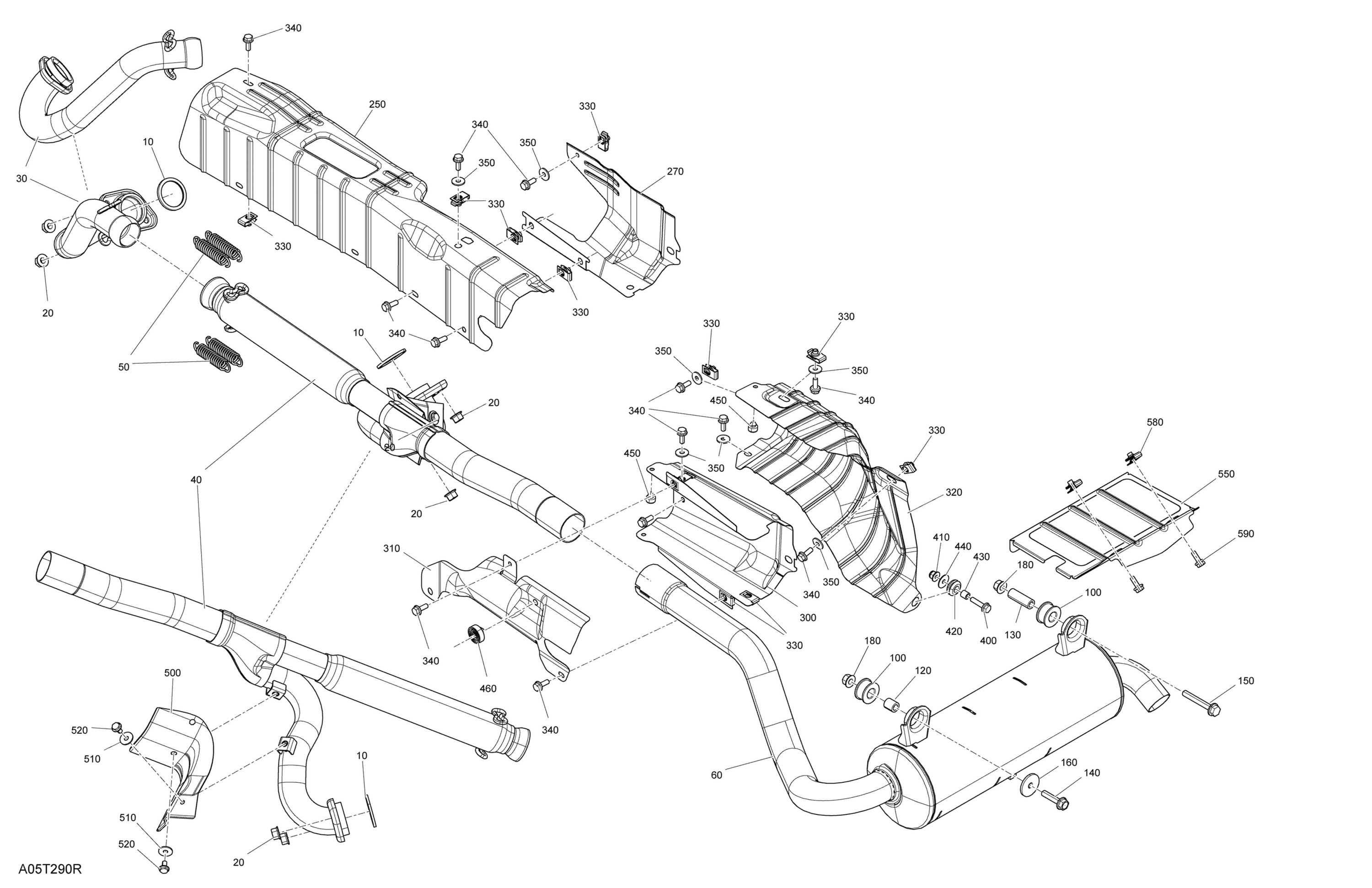 Engine - Exhaust - STD - DPS