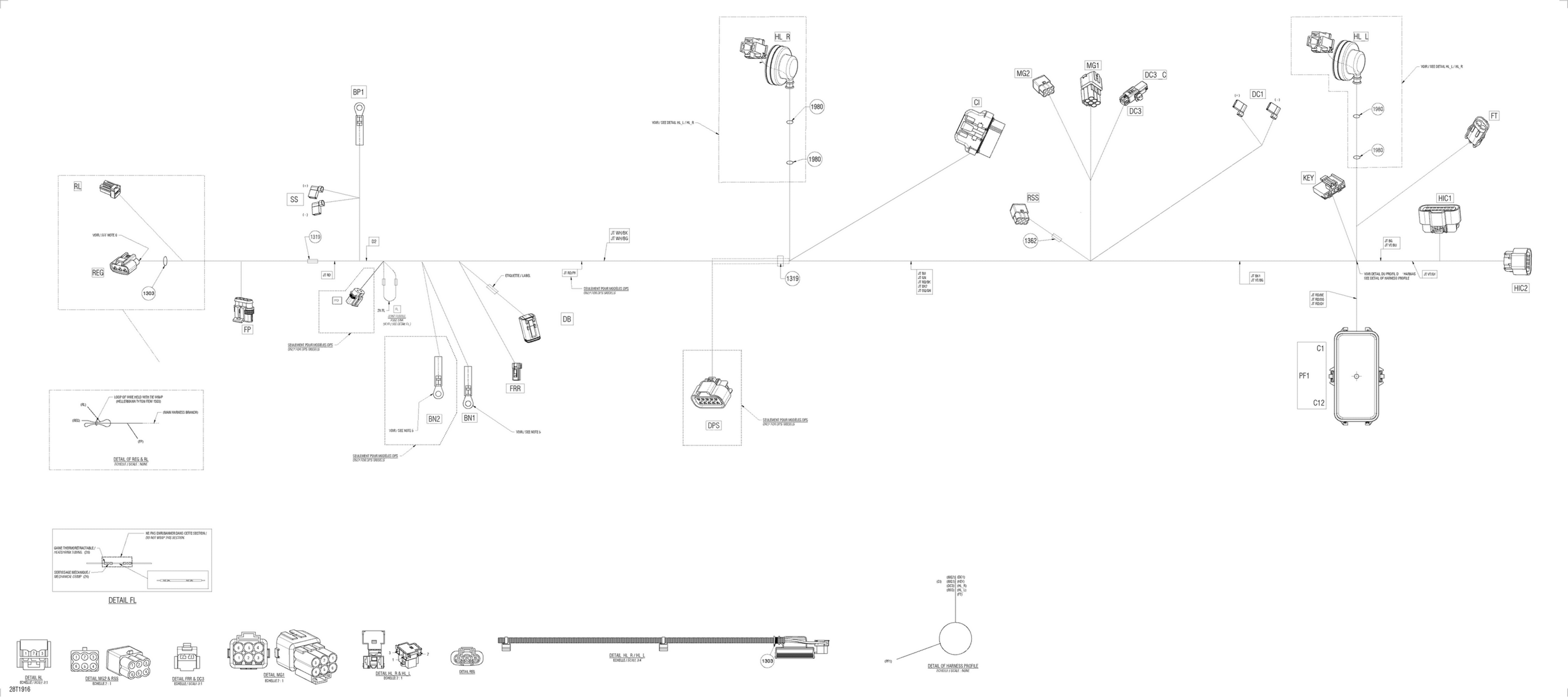 Main Harness  - Except STD