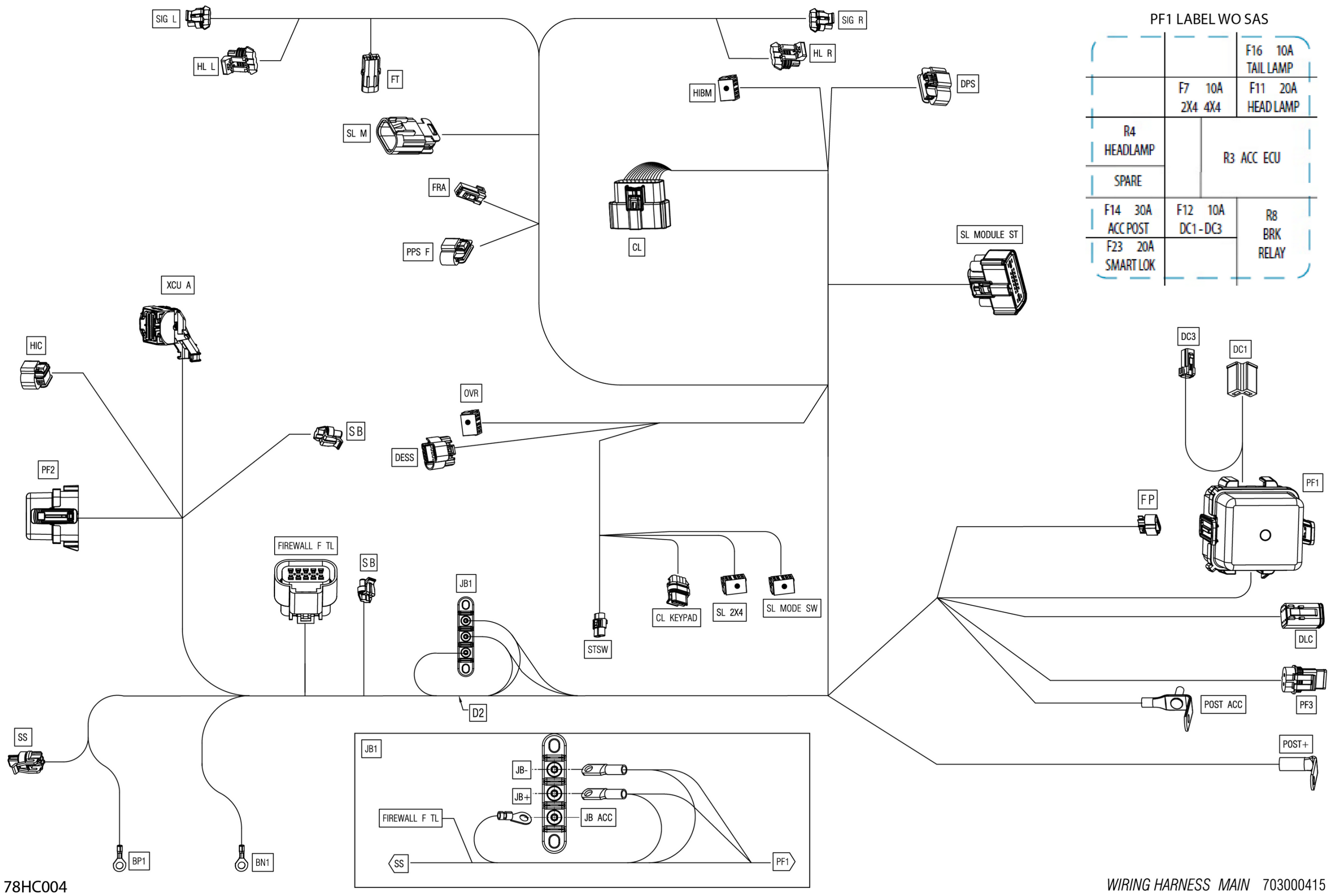 Electric - Main Harness