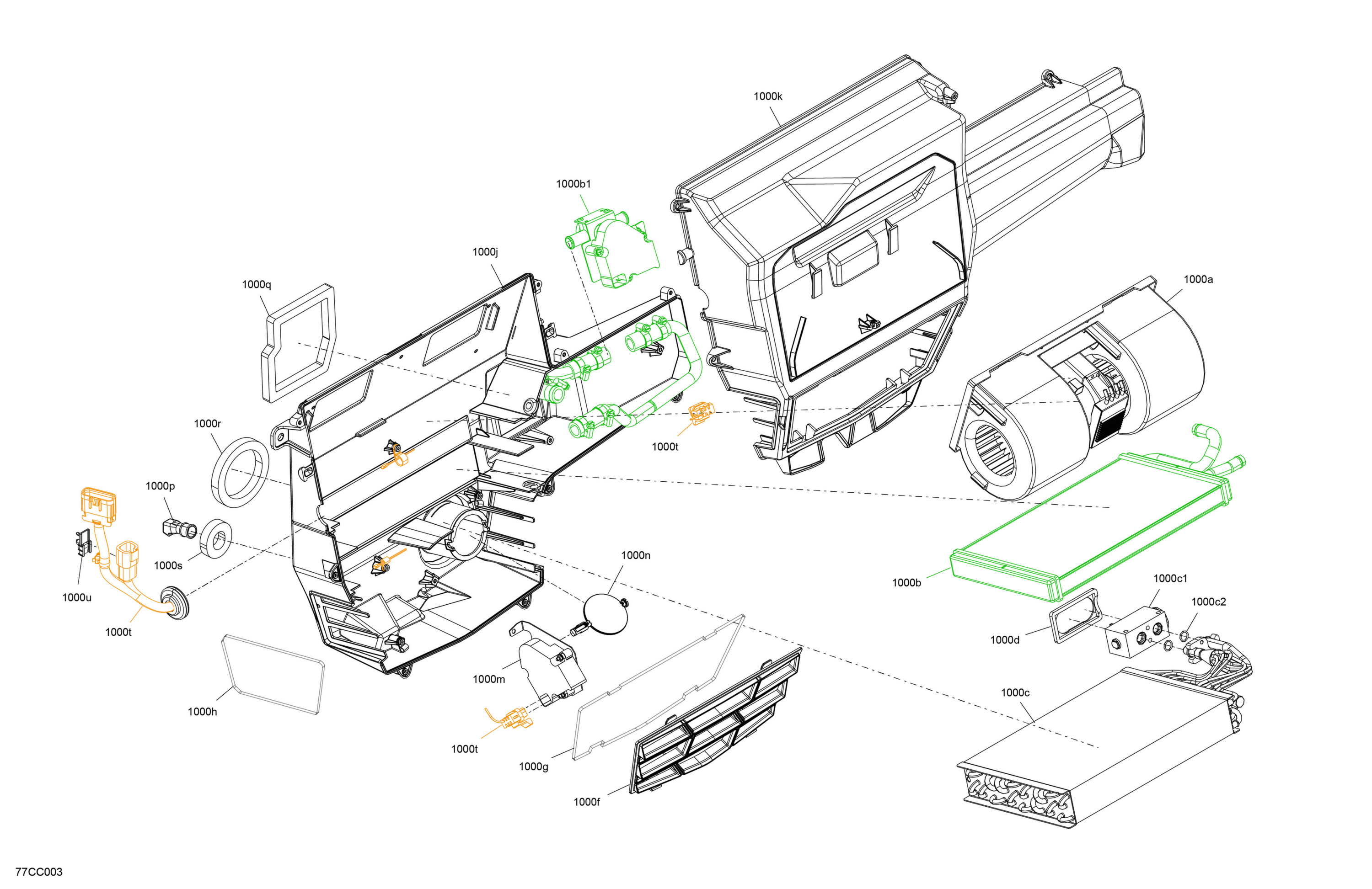 Body - Enclosure Cab - Air Conditioning Unit