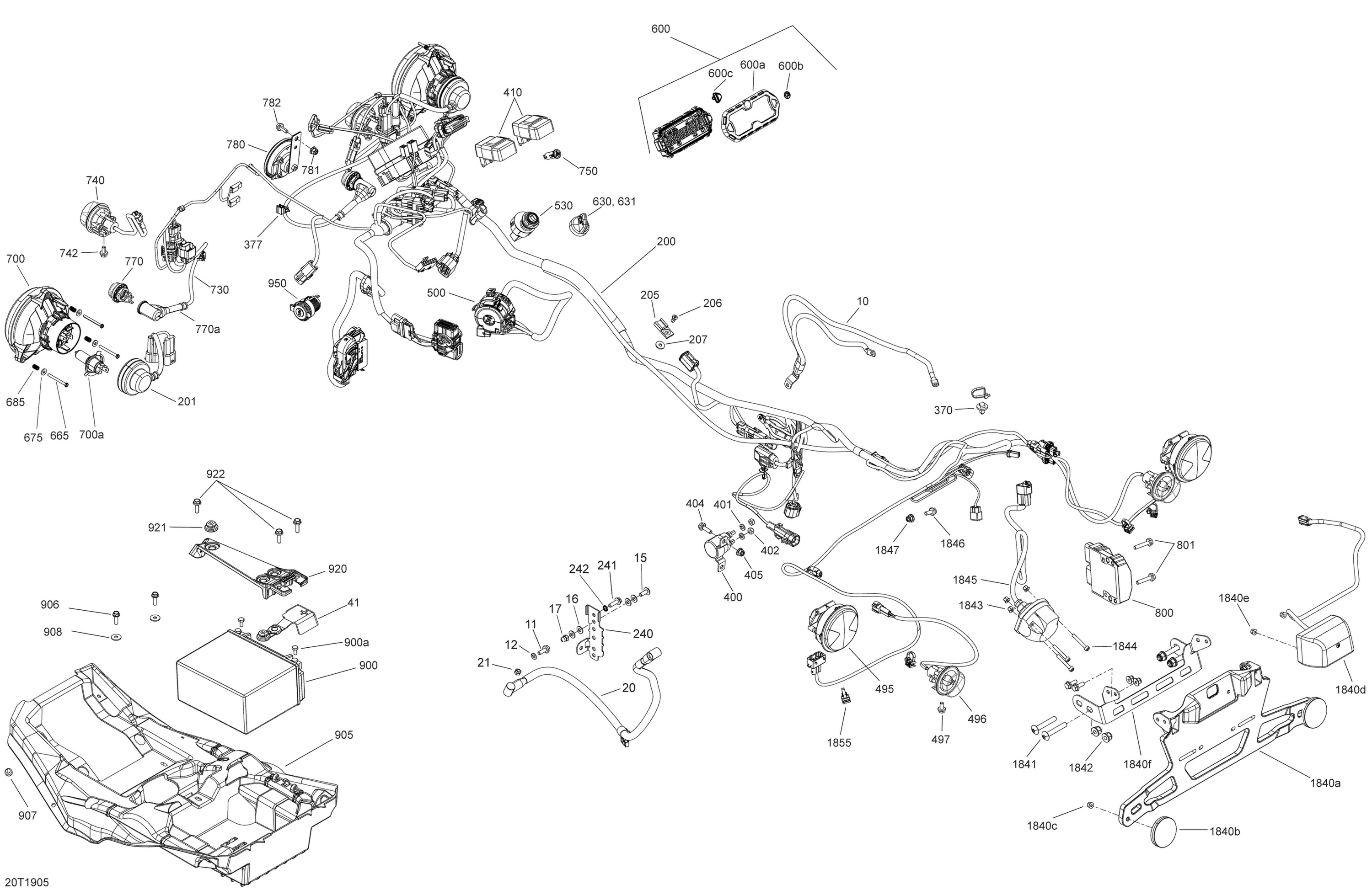 Electrical - 570 EFI - Package PRO