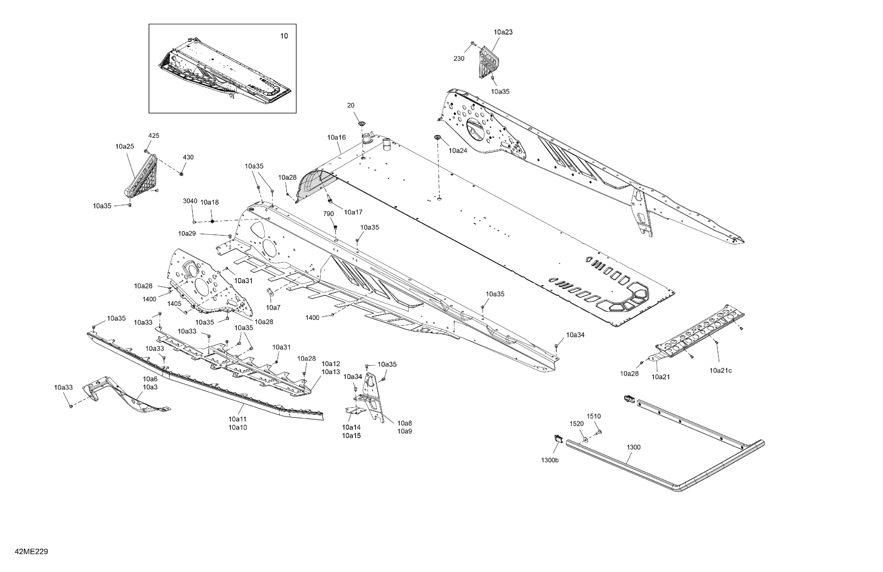 Схема узла: Frame - System - Rear Section