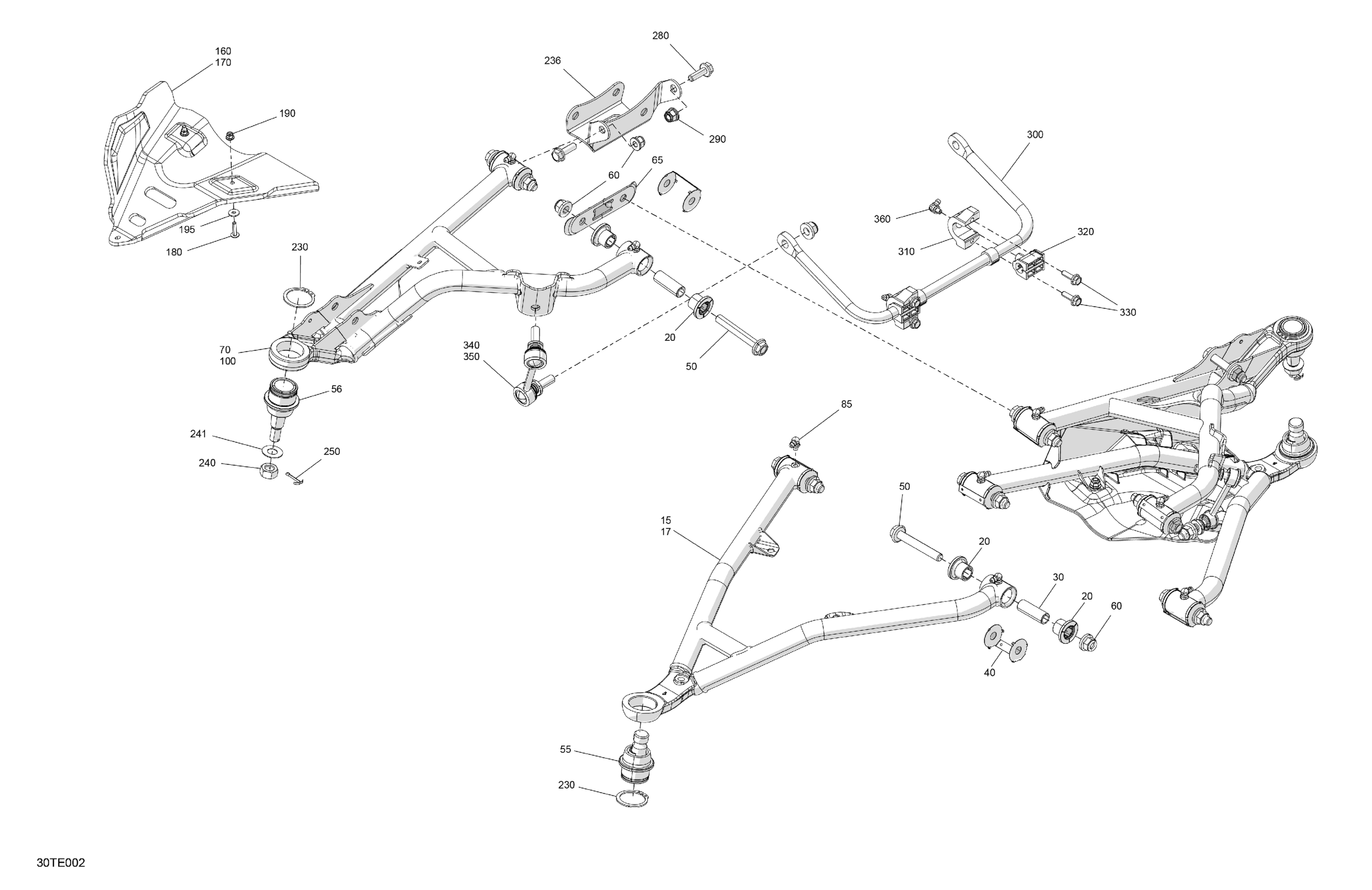 Схема узла: Suspension - Front Components