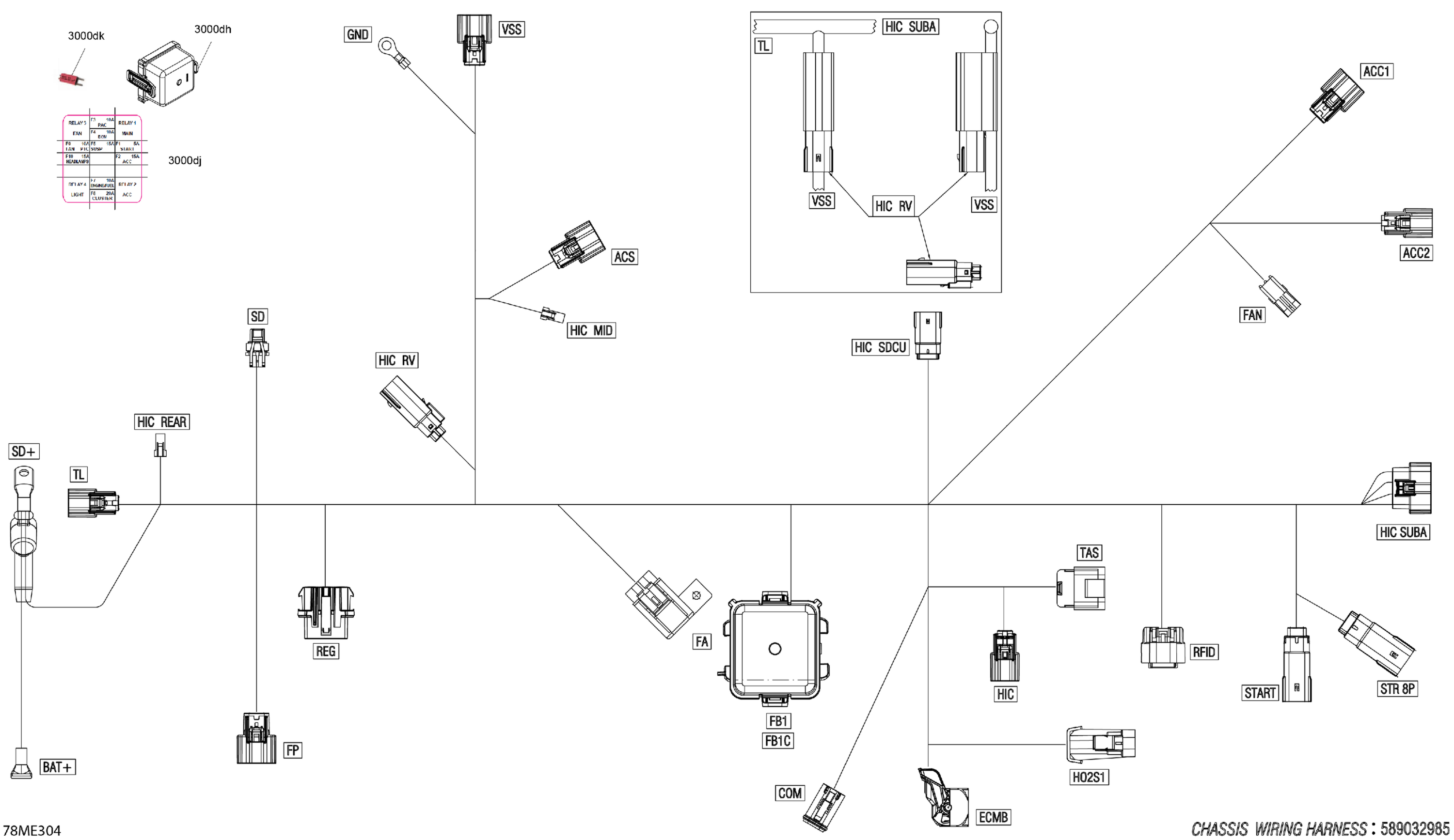 Electric - Main Harness - 515179733