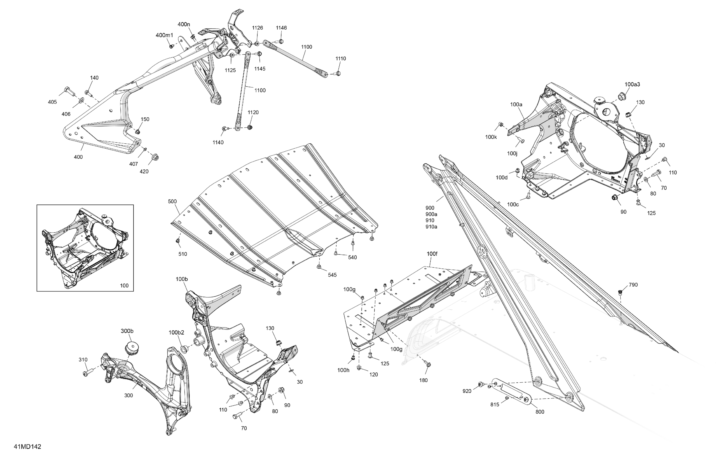Схема узла: Frame - System - Front Section